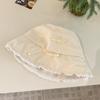 Sweet Lace Bow Bucket Hat for Women Girls Cotton Bowknot Star Fisherman Cap Korean Y2K Basin Hat Outdoor Travel Holiday Sun Hats