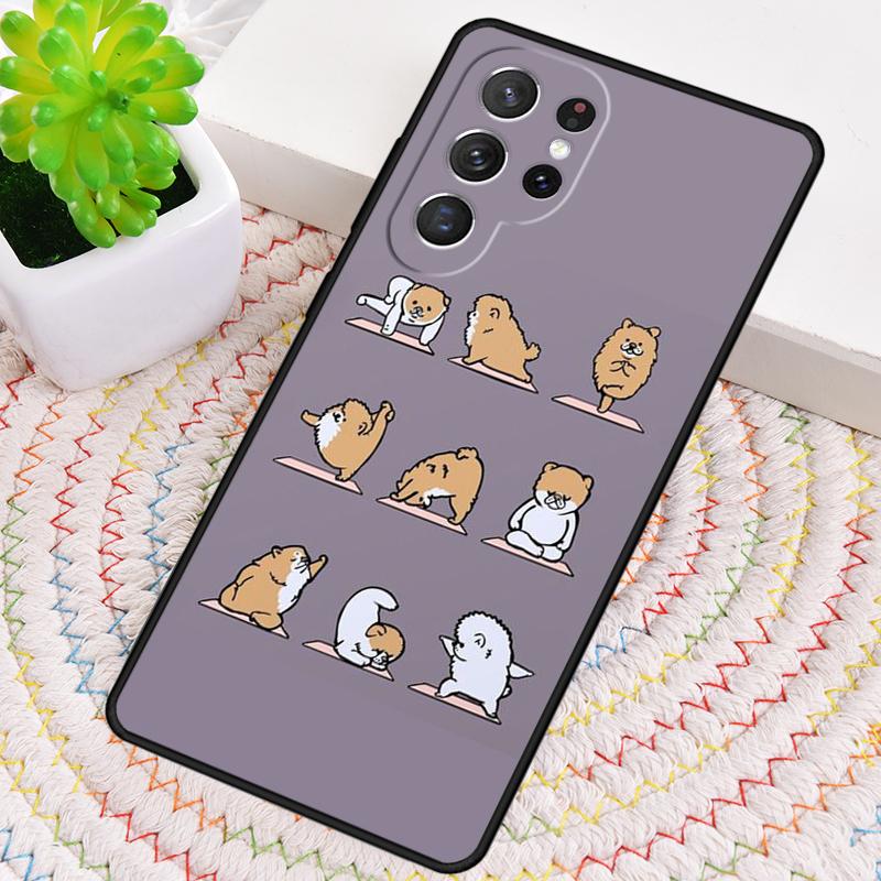 Pomeranian puppy dog TPU Phone Case For Samsung Galaxy note 10 pro S26 S25 S24 S23 S22 Ultra Plus S21 FE S20 Shockproof Cover