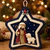 Festive Wall Fireplace Decoration Felt Christmas Pendant, Decorative Hanging Ornament for Holiday Home Decor, Indoor Outdoor Tree Decorations