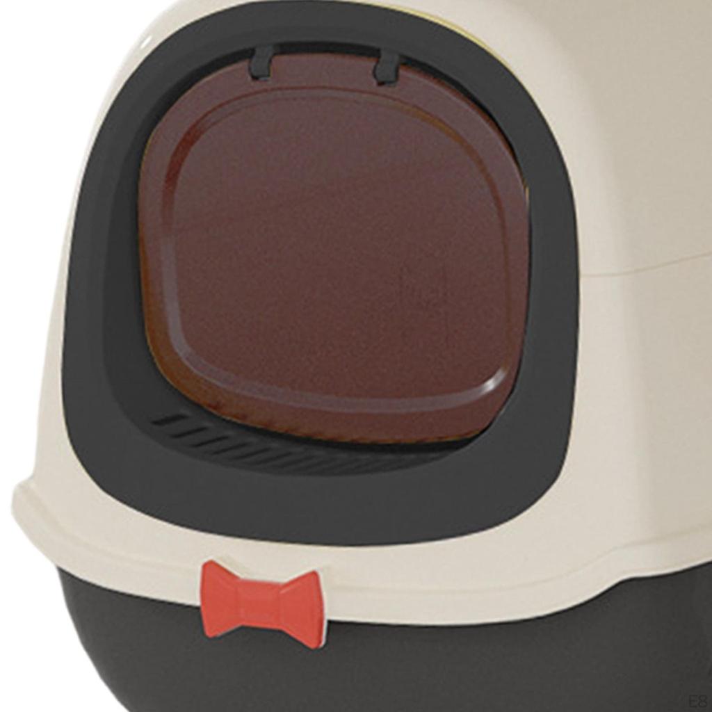Katzentoilette mit Haube Versiegelt und Abgedeckt Geruchlos für Wohnungskatzen Groß Abnehmbar