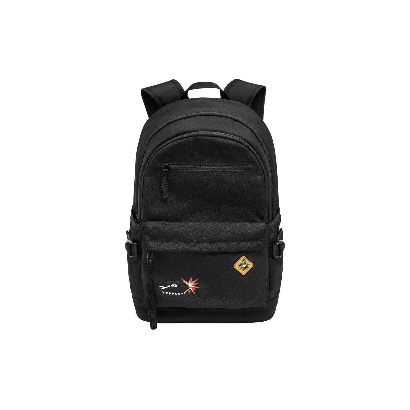Li Ning X Disney Toy Story Collaboration Multifunctional Casual Zipper Backpack Unisex Backpack Black ABSU029-1 Black