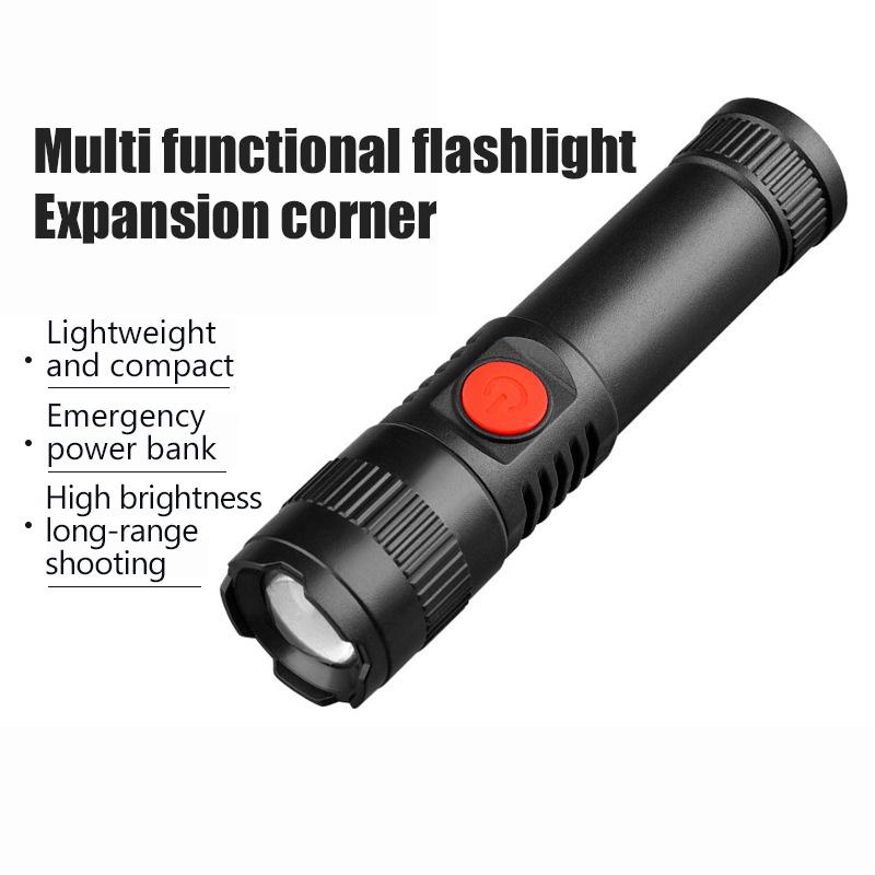 Type-C Charging Outdoor Strong Light Led Flashlight Portable Mini Torch Rechargeable Long Range Brightness Flashlights
