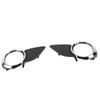 1 Pair Front Bumper Fog Light Grille Cover with Chrome Frame 5212708020 Water Resistant Stylish Look