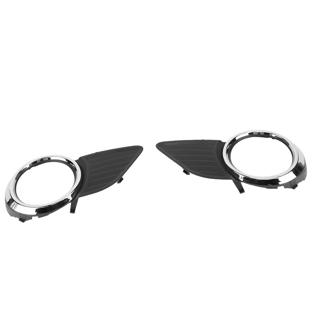 1 Pair Front Bumper Fog Light Grille Cover with Chrome Frame 5212708020 Water Resistant Stylish Look