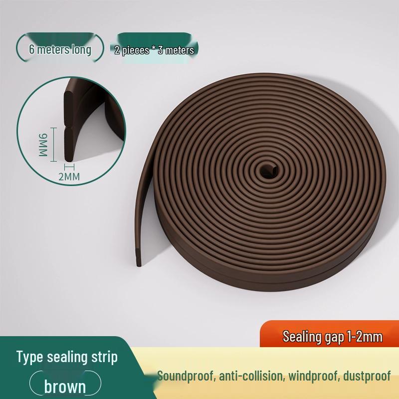 Těsnící lišta okna typu O z voděodolného a zvukotěsného UPVC pro dovnitř otevíraná okna