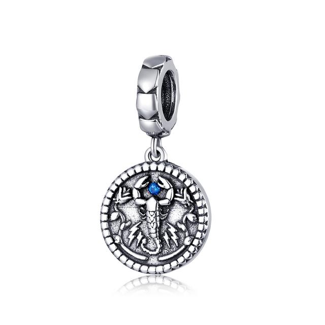 925 Sterling Silver Princess Crown Charms Heart Love Lock Feather Clear CZ Pendant Beads Fit Silver 925 Bracelet Jewelry Making