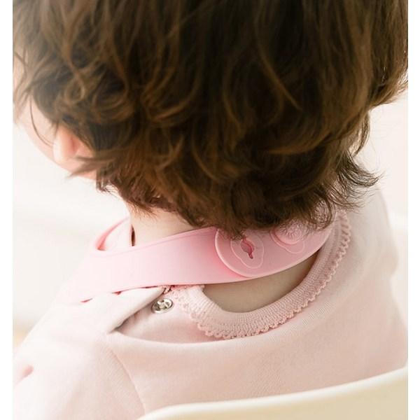 Silikonový bryndáček Baby-chan, stuha, 1 kus, 1 kus