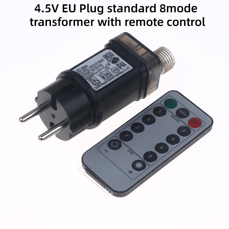 1 Set Eu/Uk/Us Plug Switch Adapter Waterproof Laser Lighting Power Supply Ac 220V To 31/30/18/4.5V Dc 8 Functional Selv Led Lamp
