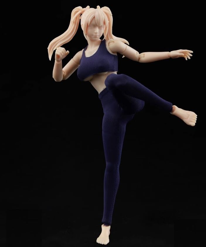 

[TOYBARJAPAN] 1/12 Scale Action Figure CRAZY FIGURE LT004 Movable Asian Beauty Female Full Set