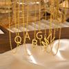 Vnox Personality Slide Initial Letters Necklaces for Women Girls,A-Z Capital Alphabet Charm Pendant Neckalce,Ins Style Name Gift
