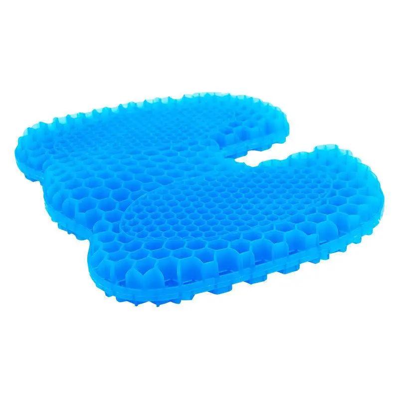 Summer Cooling Gel Seat Cushion - Honeycomb Silicone for Office, Car, and Long Sitting Comfort