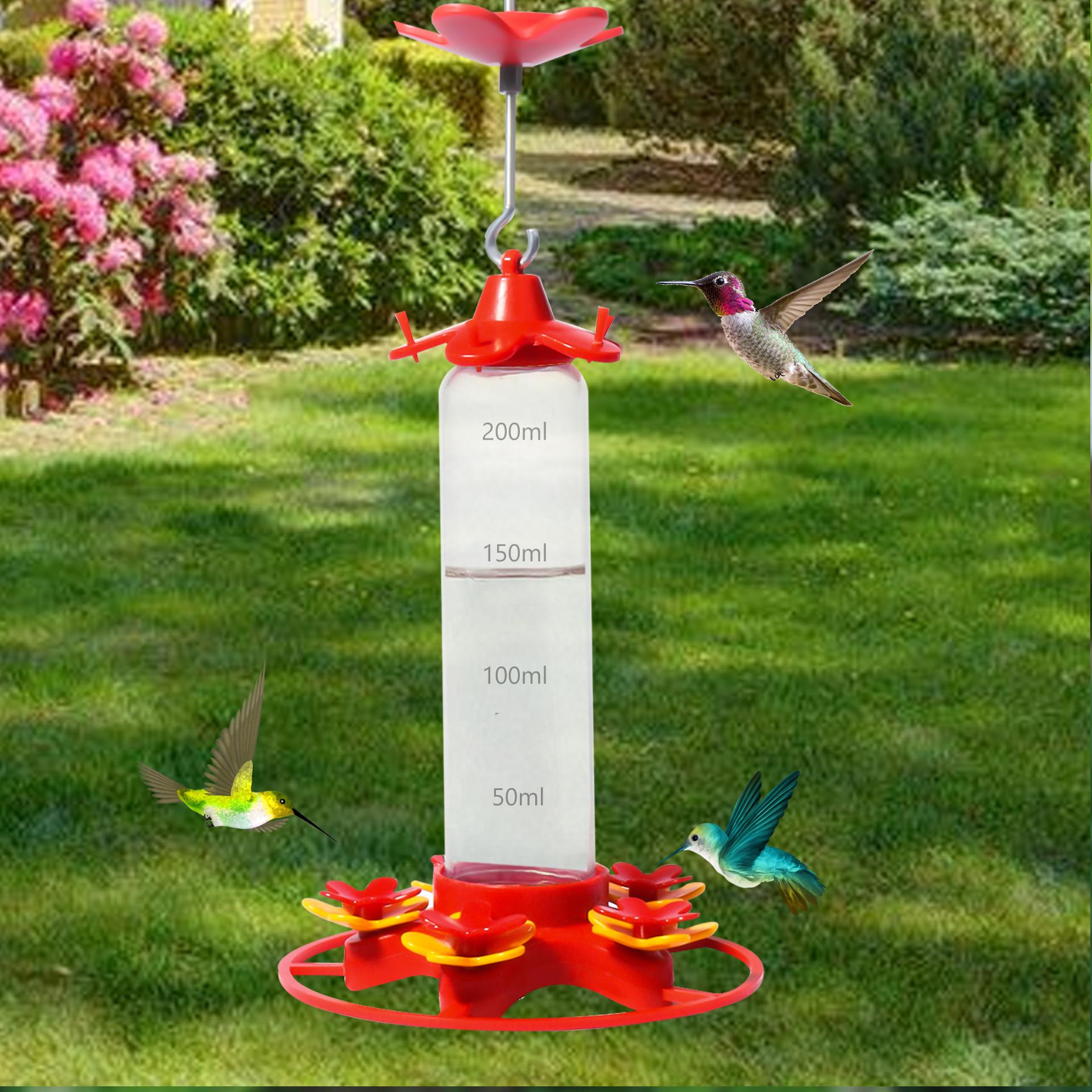 

Кормушка для колибри, наружная подвесная герметичная кормушка для колибри для наружного подвешивания, сад, палуба, патио