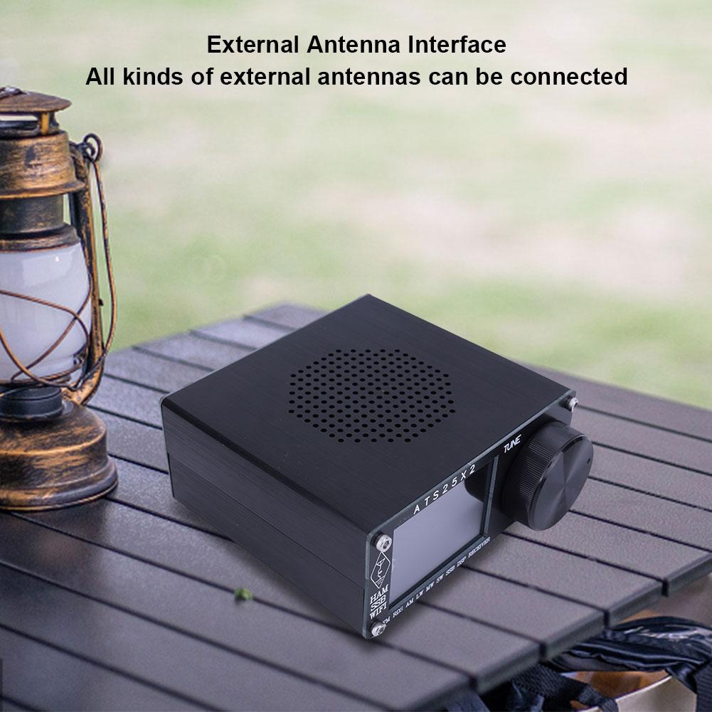 ATS25X2 Full-band Radio FM/LW/MW/SSB Shortwave Frequency Radio Receiver Scanner Si4732 Chip Digital Radio with Spectrum Scanning