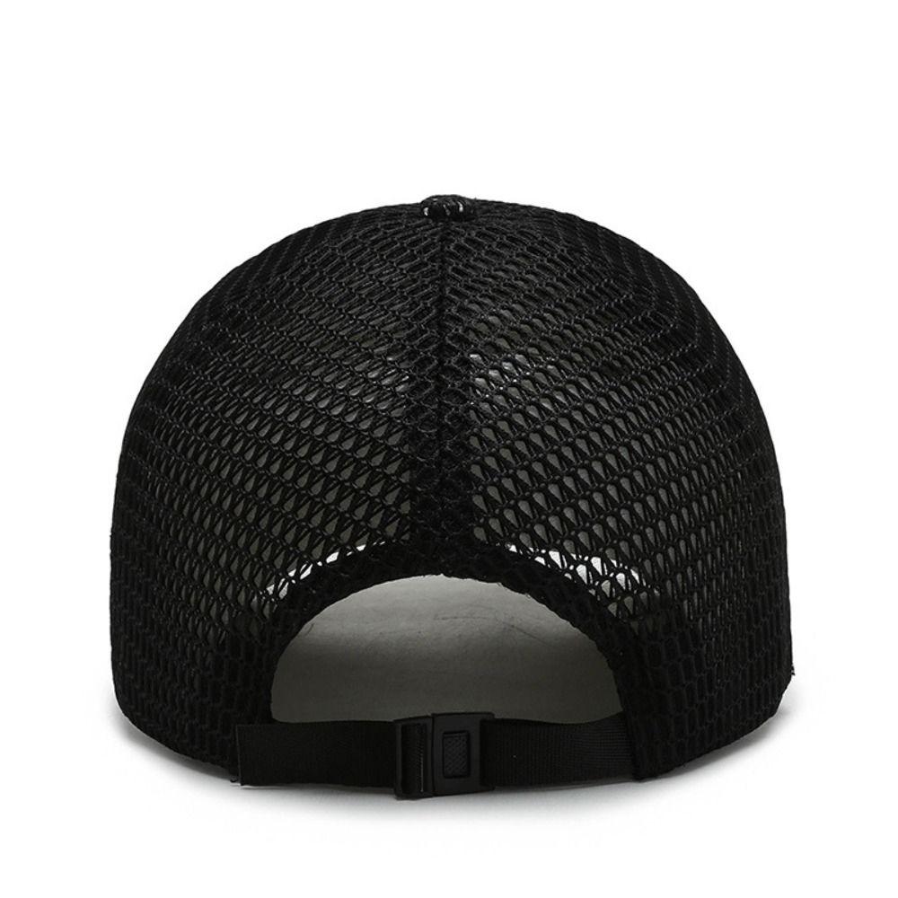 Adjustable Summer Baseball Cap Full Mesh Sunscreen Snapback Hats  For Man Women Unisex