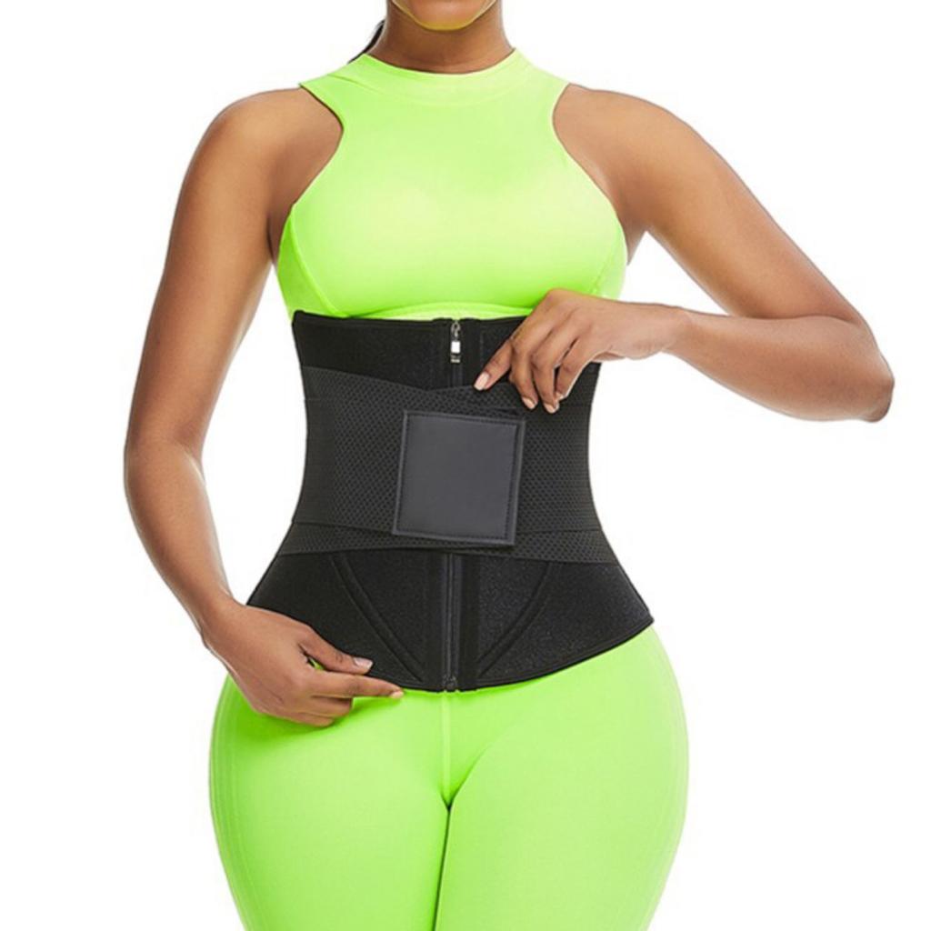 Fashion Women Zipper Belts Corset Sports With Breastplate Stylish Tunic Corset