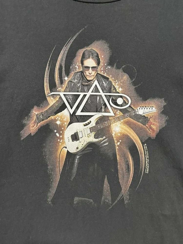 Steve Vai Guitarist Concert Tour Shirt Black All Size Unisex S-5XL 1J0447 Unisex T-Shirt XXXL