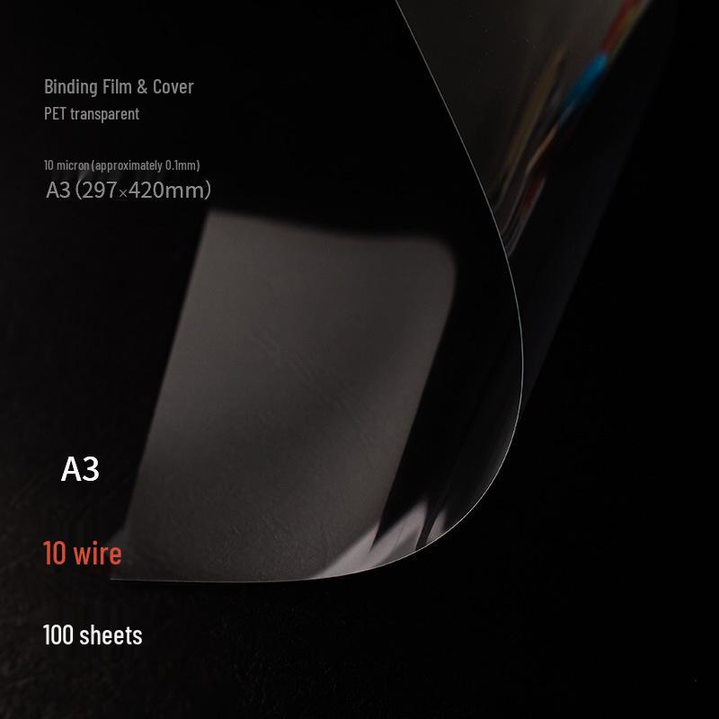 A4/A3 Frosted Transparent PVC Film for Art & Craft 