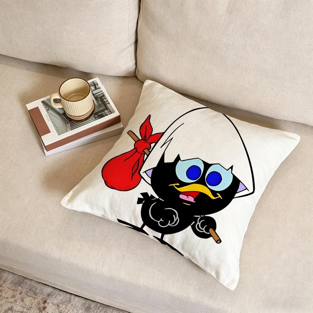 Cushion Cover fabric soft furnishingPillowcase cushion cover sofa pillow home decoration ACartoon Calimero Fun