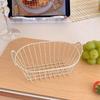 Nordic Style Multi-functional Desktop Storage Basket Retro Iron Art Snack & Fruit Tray