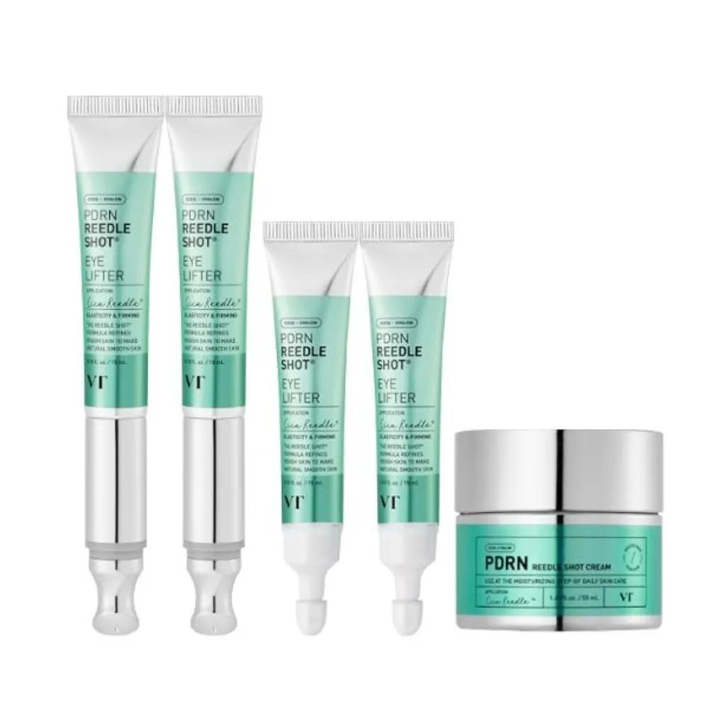 VT COSMETICS PDRN Vibrating Eye Lifter Riddle Shot Main Unit 2 + Refill 2 + Cream