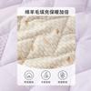 Kids Thickened Solid Color Round Neck Cardigan Warm Liner School Uniform Inner Cotton Padded Coat