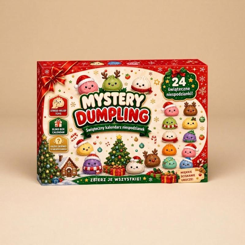 2026 Christmas Advent Calendar DIY Soft Squeeze Bun Stress Relief Mud Kit for Teens Holiday Present
