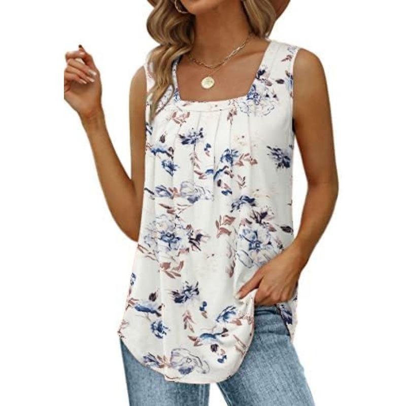 IHUASU Damenmode Lässige Ärmellose Blusen & Hemden