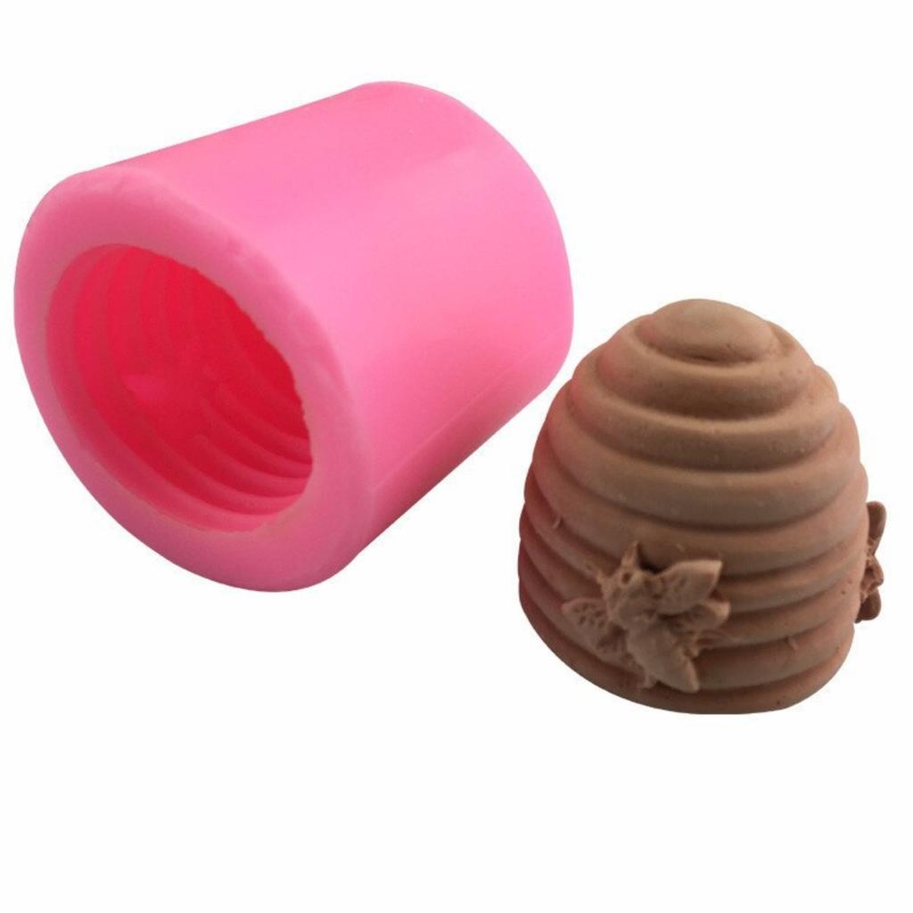 1 Stück Waben-Bienen Silikon Kerzenform DIY Aromatherapie Gips Kerze 3D Silikonform Ton Handwerk Silikon Fondant Kuchen Dekoration