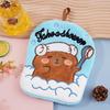 Capybara Hand Towel Kitchen Bathroom Absorbent Cleaning Cloth Cartoon Hanging Quick Drying Coral Fleece Thick Rag Household