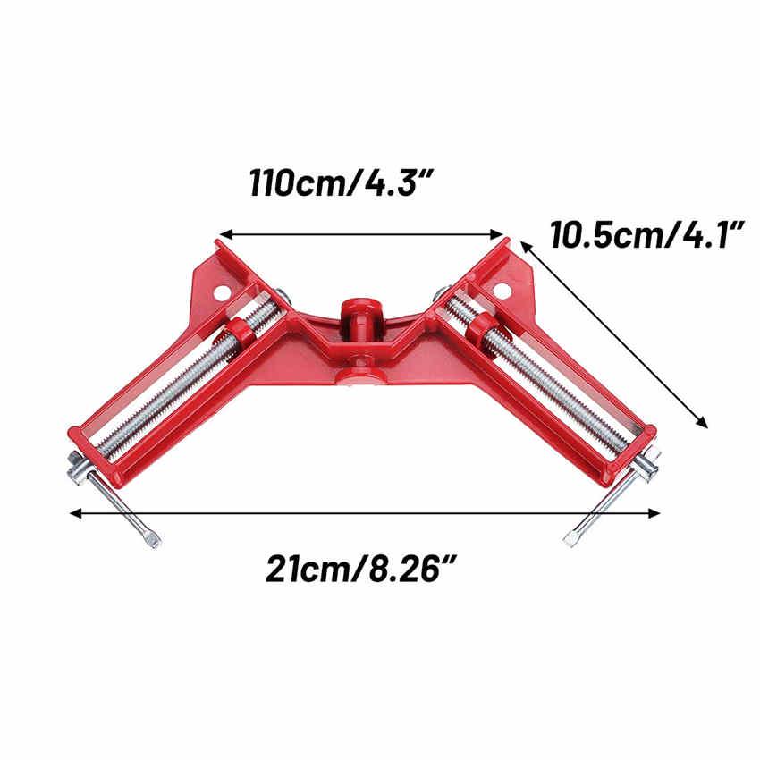 Pince d'angle à 90 degrés 100 mm Pinces à onglets Pince d'angle Support de cadre Outils pour le travail du bois