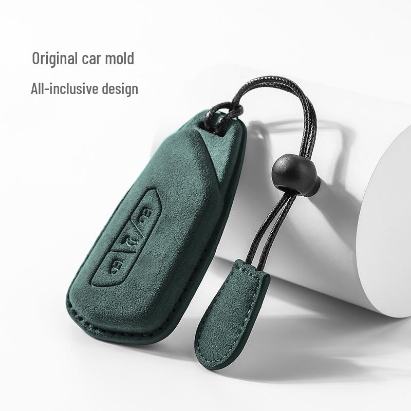 Suede Key Cover for Volkswagen Teramont X, ID4X, Viloran, Lanjing, ID3, ID6X, Golf