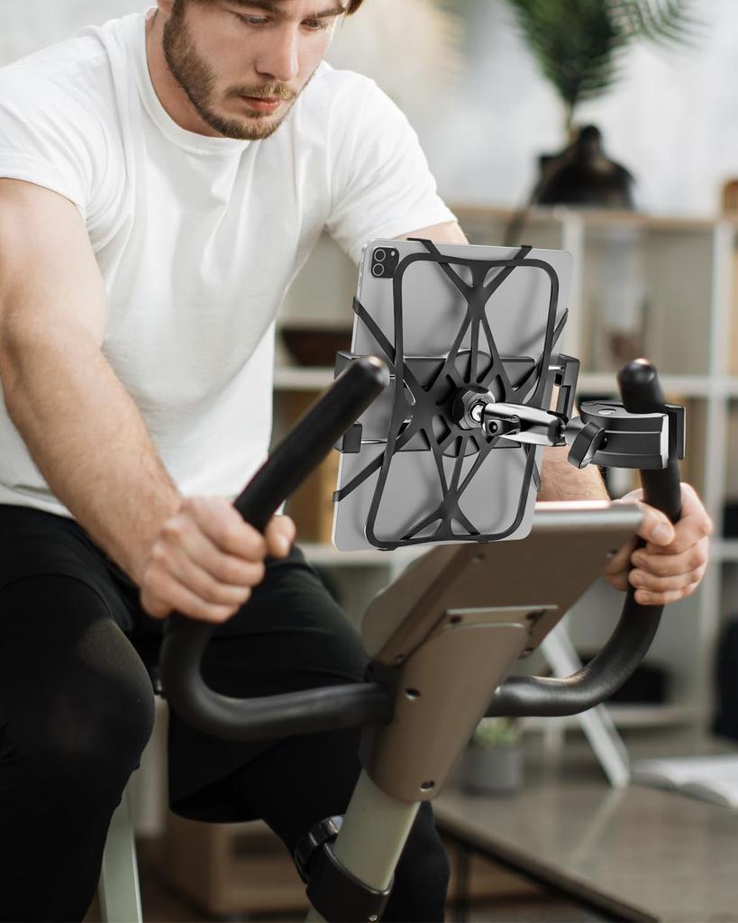 Phichy Bicycle Tablet Exercise Tablet Japanese Instruction Manual Compatible with Inch Including iPad Galaxy and iPhone Stand, Bike/Treadmill,