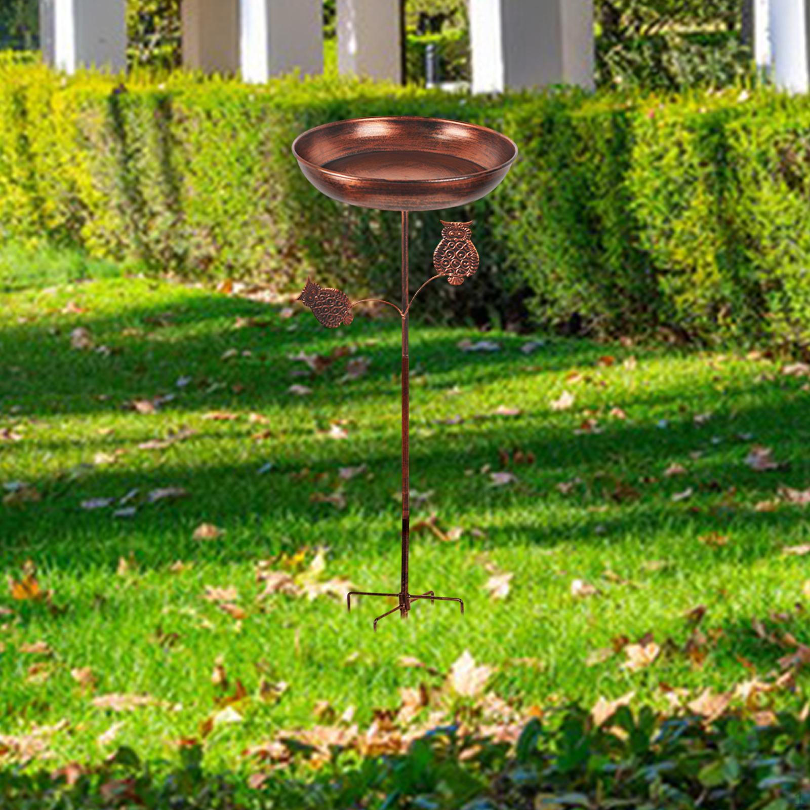 

Чугунная кормушка для птиц Чаша Поилка Простая сборка для сада патио Прочная Многофункциональная с 5