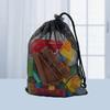High Quality Storage Pouch Drawstring Bag Nylon Mesh Multi Purpose Home Travel Outdoor Activity Pouch Laundry Bag