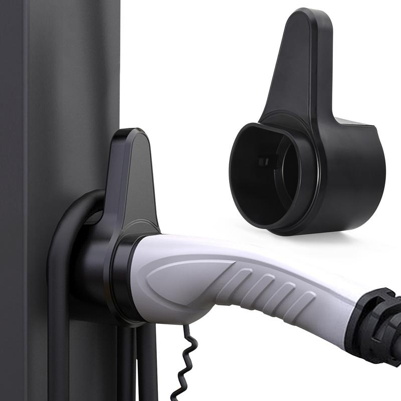 Electric CAR ACCESSORI EV Electric Car Charging Cable Holder Hanger Wall Mounted Storage Type 2 Black Safe Wall Mount Hook