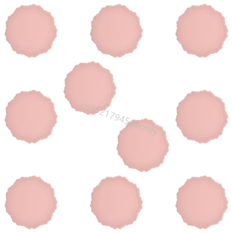 Reusable Silicone Crafting Mats Sturdy Heat Resistant Surfaces for Candle Stamping Designs 6XDE