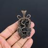 Black Onyx Jewelry,999 Copper Wire Wrapped Pendant Handmade Gemstone Jewelry, Gifts For Wife Brand New Pendant