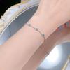Zhuozhifan 2025 S925 Silver Para Color Bubble Bracelet-Anklet, Trendy & Versatile Summer Jewelry.