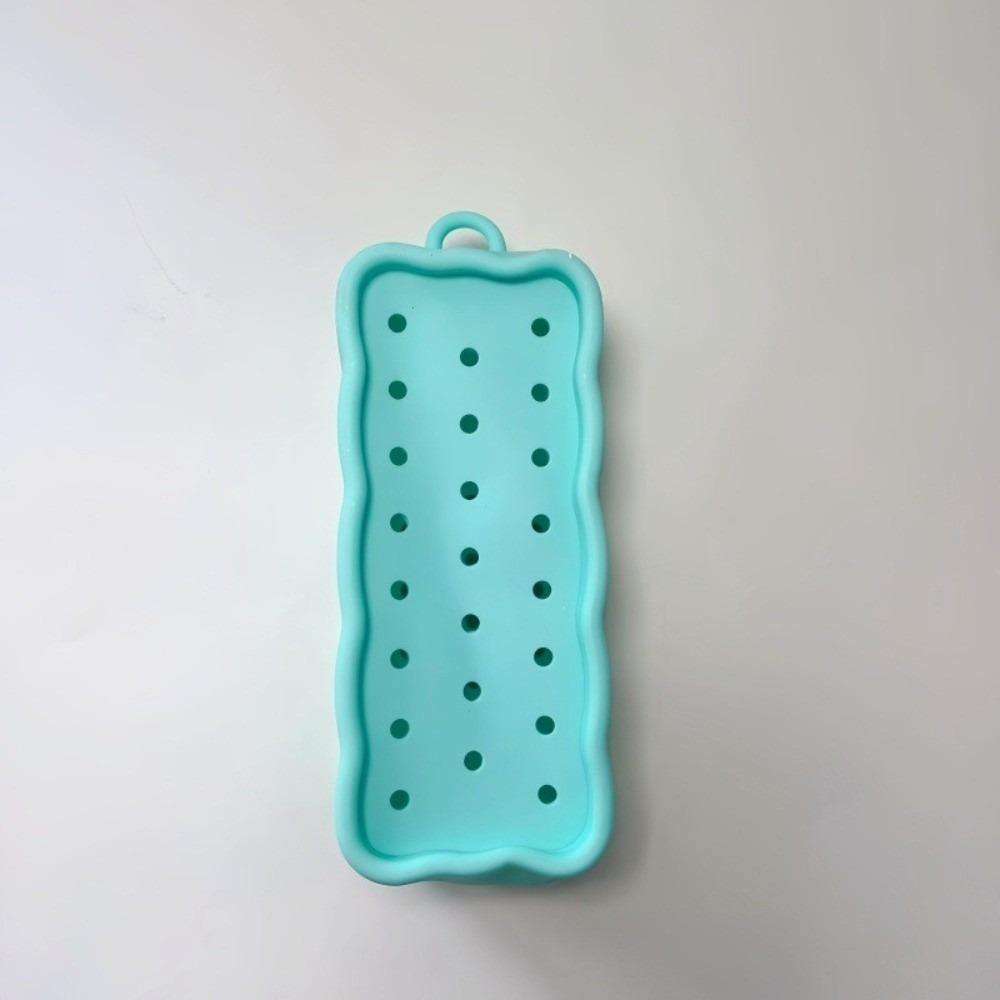 New Large Capacity Silicone Hole Pen Bag Waterproof DIY Pencil Pouch Pencil Case