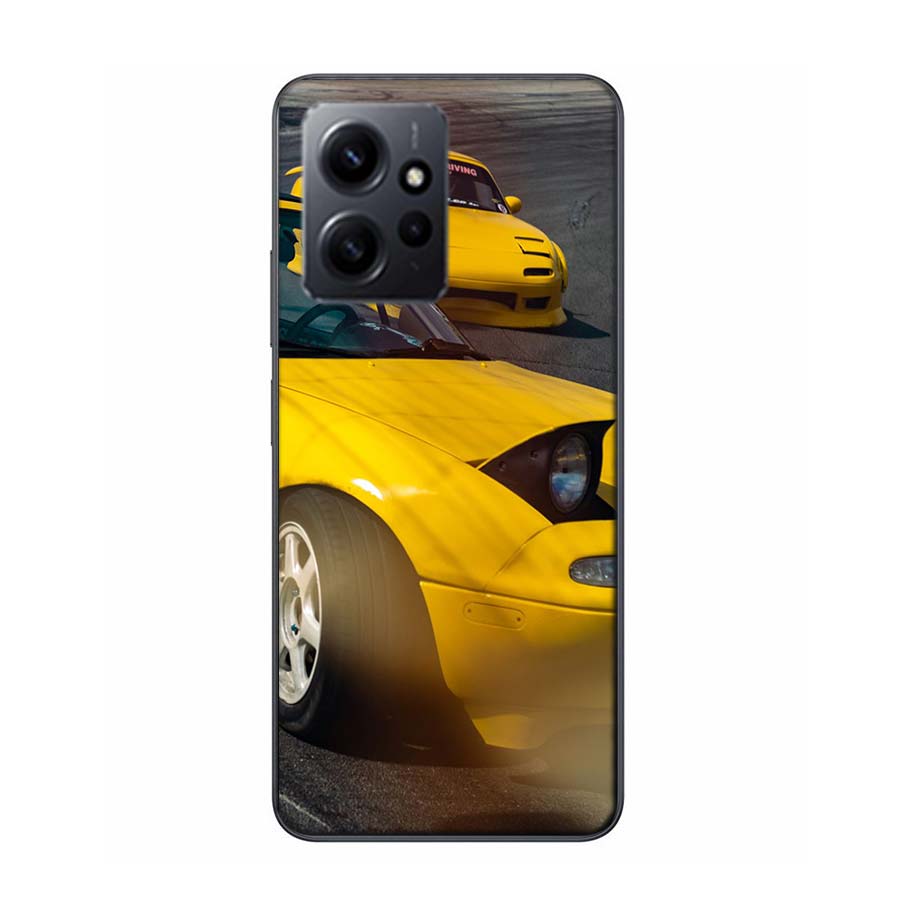 Mx5 M-Miata Phone Case For Redmi 12 13C 12C 15C 9 10 10C Note 13 Pro Plus 14 15 Pro 9T 9C 9A TPU Soft Cover Clear Cell Cases Sho
