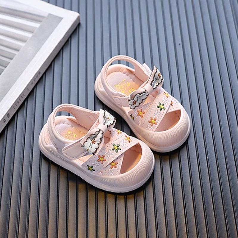 Fashion Girls Shoes Summer New Kids Sandals Soft Soled Comfor Baby Walking Shoes Anti Slip Child Beach Shoe Simple Girl Sandals