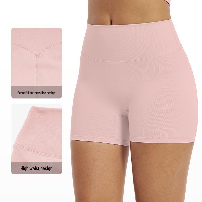 Women's High Waist Tummy Control Yoga Shorts - Butt Lifting, Knit Tight, Ideal for Running and Sports