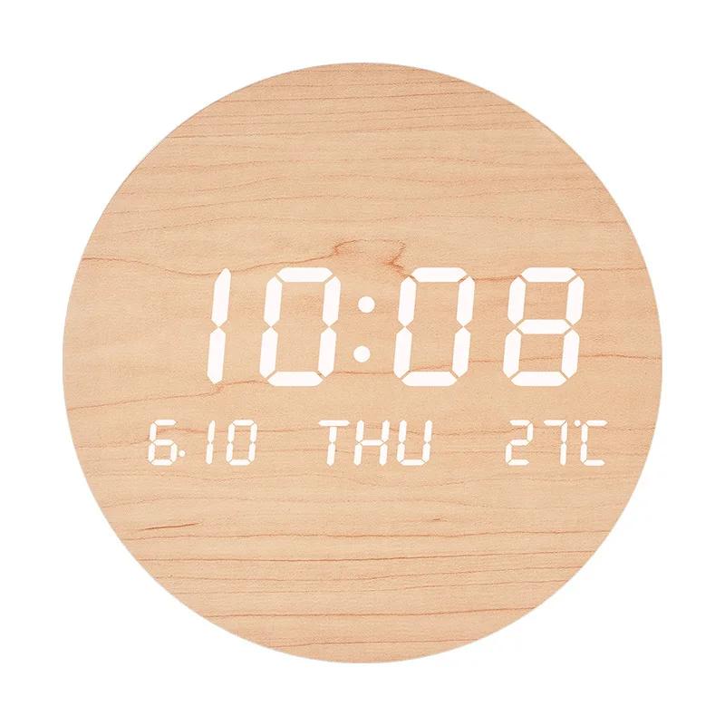 LED Wall Clock, Creative Clock, Living Room, Home Bedroom, Silent Clock, Nordic Style, Fashionable Wall Clock
