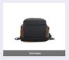 Men's Multifunctional Crossbody Bag with Anti-theft Lock - Versatile Chest and Shoulder Bag with Modern Texture.