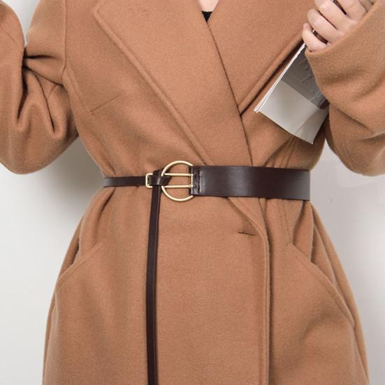 Imitation Leather Women Belt Adjustable Waist Circumference Dress Shirt Coat Waistband Fashion Accessories