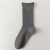 Women's Fall Striped Roll Edge Deodorizing Antibacterial Long Tube Stack Socks