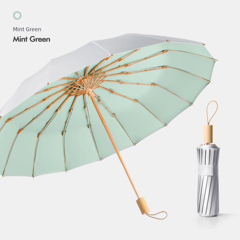 Umbrella with Enlarged Size, Thickened and Reinforced, Dual-Use for Sun and Rain, Sun Protection, Uv Protection, Sunshade Umbrella for Men and Women