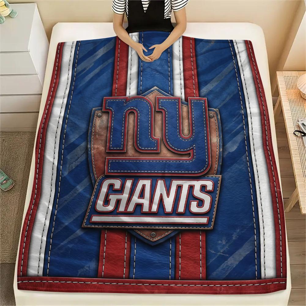 New York Giants2 Flannel Blanket, High Quality Comfortable for All Seasons, Home Decor, Warmth and Comfort