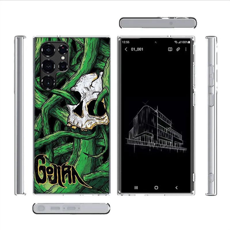 G-Gojira Band Capa Phone Case For Samsung S26 Ultra S25 Edge Galaxy S23 S21 S20 S24 FE S22 S10 Plus Cover Clear TPU Shell Coque