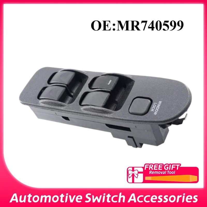 MR740599 Car Power Master Window Switch Lifter Button Front Left Side For Mitsubishi Carisma Space Star 1995 - 2006
